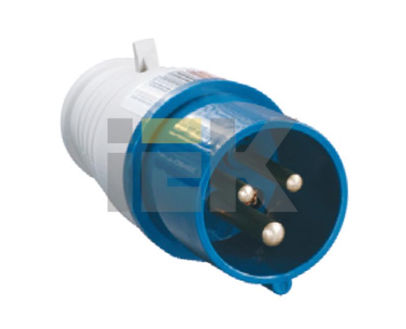 Вилка 013 2Р+РЕ 16А 220В IP44 | PSR01-016-3 | IEK — миниатюра 2