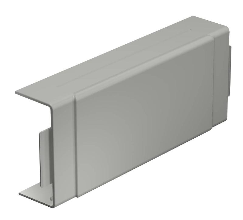 Крышка T-образной секции кабельного канала WDK 40x90 мм (ПВХ,серый) (WDK HK40090GR) | 6023142 | OBO Bettermann — OBO Bettermann