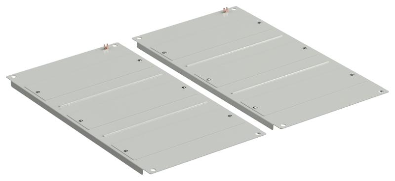 ITK LINEA S Панель основ. шкафа 750х1070мм сер. (2шт/компл) | LS-BP35-750-1070 | ITK — миниатюра 1