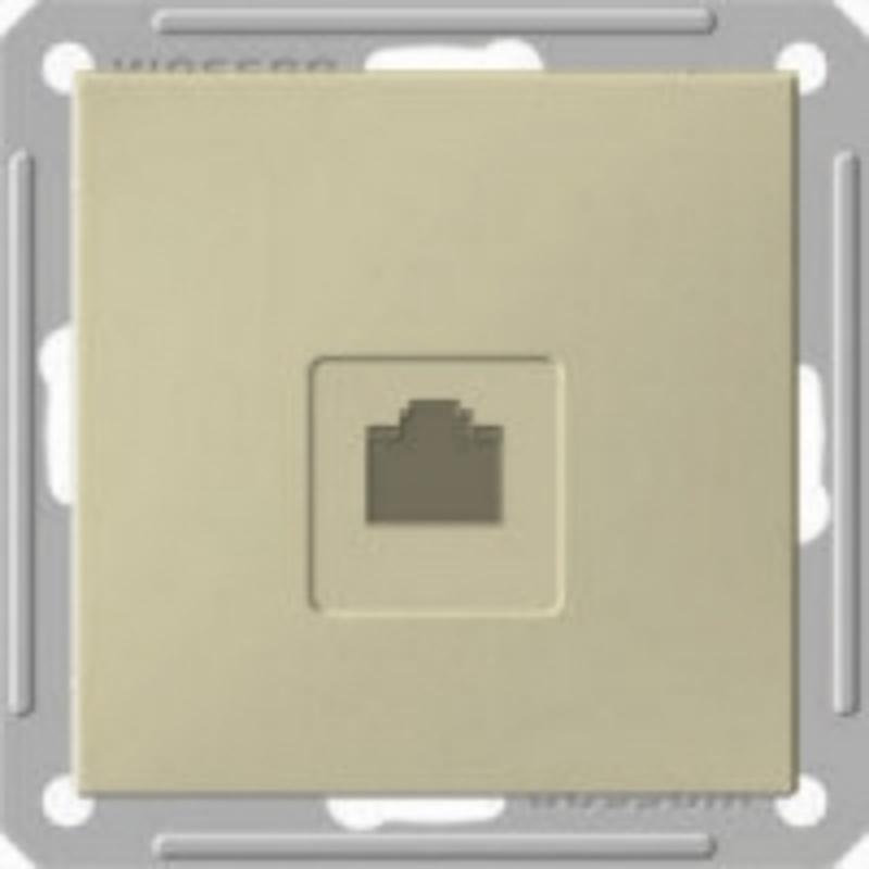 W59 Шампань Розетка компьютерная 1-ая RJ45 кат.5e | RSI-152K5E-4-86 | SE — миниатюра 3