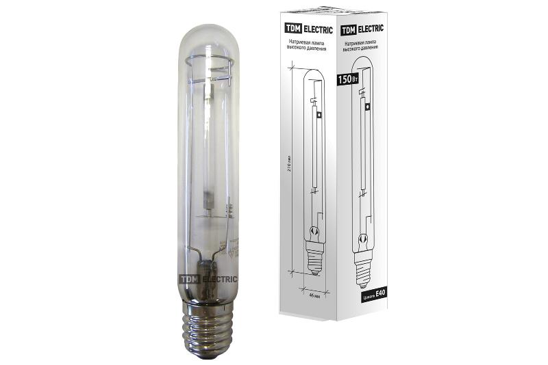 Лампа натриевая газоразрядная ДНаТ  150Вт Е40 2100К | SQ0325-0003 | TDM — TDM ELECTRIC