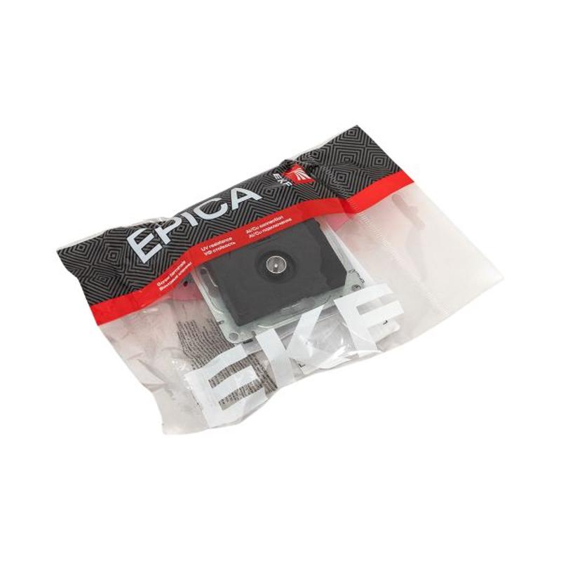 Механизм розетки TV+RJ45 (cat5), чёрный Эпика EKF | UP1-SOB-TV+RJ | EKF — миниатюра 5