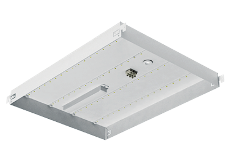 Светильник светодиодный ДВО для потолка Ecophon Focus Lp 36Вт 4000К IP20 без рассеивателя 588х462х57мм | V1-A2-00011-10000-2003640 | VARTON — фото 1 | Sento