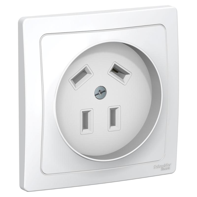 Blanca Белый С/У Розетка силовая 3Р+N, 32А, 400В | BLNSR003241 | SE — Systeme Electric