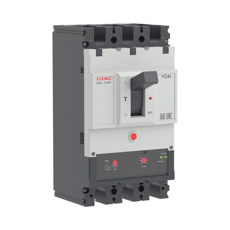 Авт. выкл. YON pro MNX630M 3P 500A 100kA при AC415V расц. TMD | MNX630M3PTMD0500 | DKC — миниатюра 1