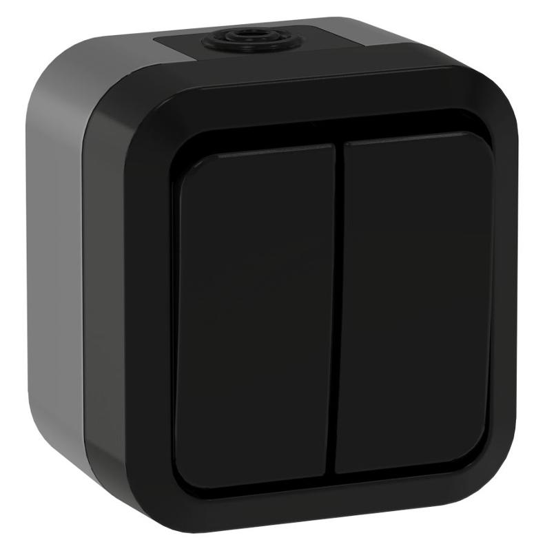 TORS Выключ. двухкл. прох. 10А IP55 TS125 графит | TS-V22-0-10-55-K53 | IEK — IEK (ИЭК)