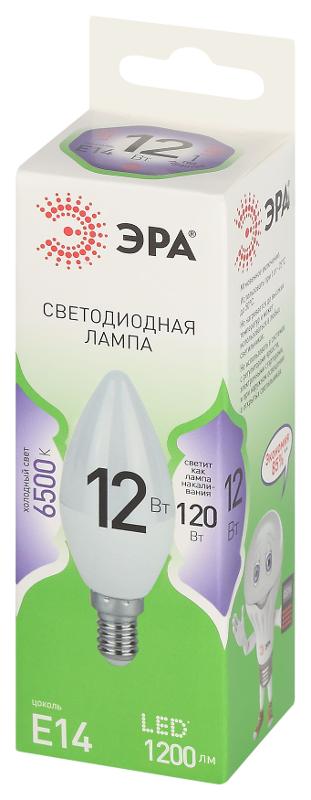 Лампа светодиодная  GREEN LINE LED B35-12W-865-E14 GL E14 12 Вт свеча холодный свет | Б0067092 | ЭРА — миниатюра 5