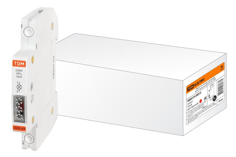 Лампа сигнальная компактная ЛСК-47 красная (LED) AC/DC  | SQ0214-0012 | TDM — TDM ELECTRIC