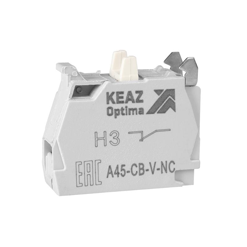 Контактный блок OptiSignal D22 A45-CB-V-NC 1НЗ винтовой зажим ZBE102 |332201| КЭАЗ — КЭАЗ (Курский электроаппаратный завод)