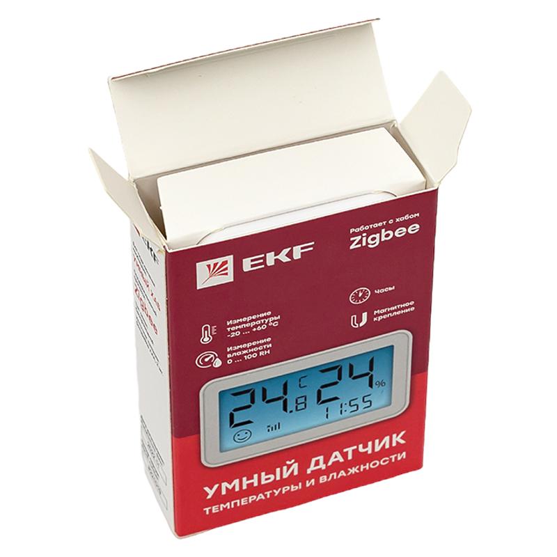 Умный датчик температуры и влажности с экраном Zigbee EKF Connect | is-th-zb | EKF — миниатюра 4