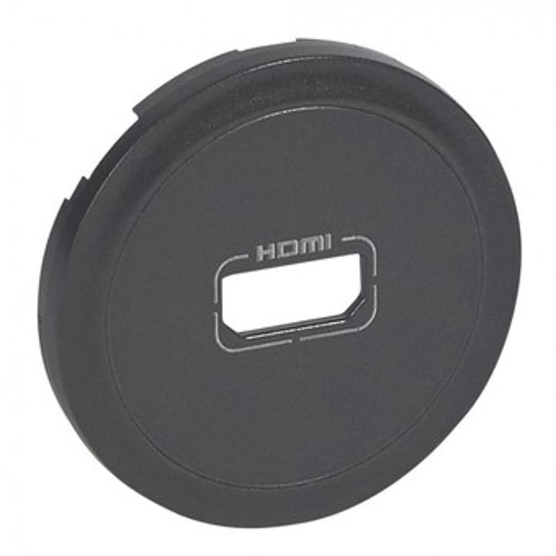 Celiane Графит Накладка розетки HDMI — миниатюра 2