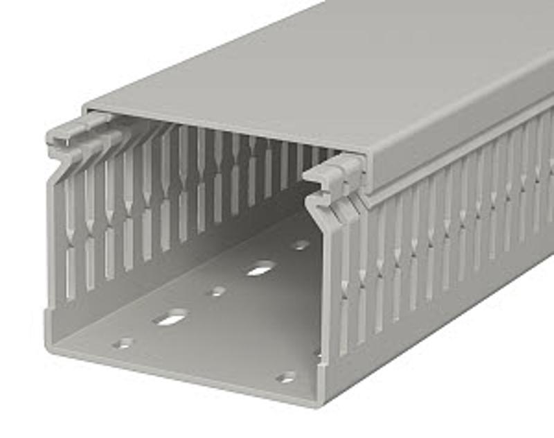 Распределительный кабельный канал LK4 N 60x80x2000 мм (ПВХ,серый) (LK4 N 60080) | 6178209 | OBO Bettermann — миниатюра 2