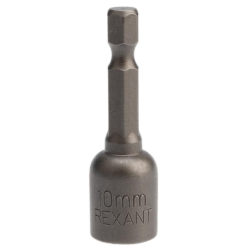 Ключ-насадка 10х48 мм, 1/4" магнитная (упак. 20 шт.) | 92-0402 | REXANT — REXANT