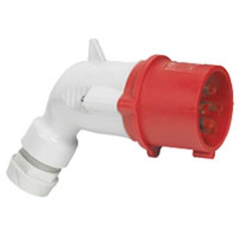 Вилка моб.угл. 16А 3К+Н+З 380В IP44 | 056458 | Legrand — Legrand
