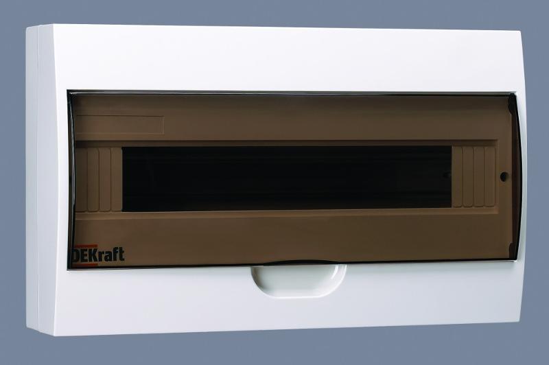 Корпус пластиковый навесной 18 модулей, IP41, ЩРН-П-18 | 31012DEK | DEKraft — DEKraft