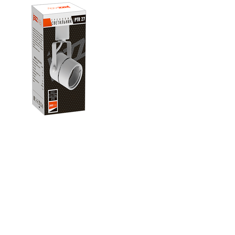 Светильник трековый под лампу PTR 27 GU5.3 WH (белый) 230V IP20 | .5039124 | Jazzway — миниатюра 2