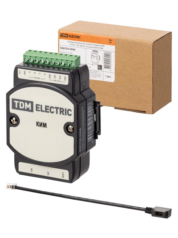 Коммуникационный интернет-модуль КИМ (TCP/IP - RS-485/RS-232) для ПЛК12 | SQ0750-0006 | TDM — TDM ELECTRIC