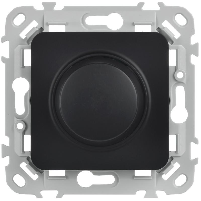 FLITE Светорегулятор проходной TRIAC (для ламп накаливания и галогеновых ламп) 550Вт СС26-5-12-ФлЧ черный | FI-D23-0550-P-K02 | IEK — миниатюра 2