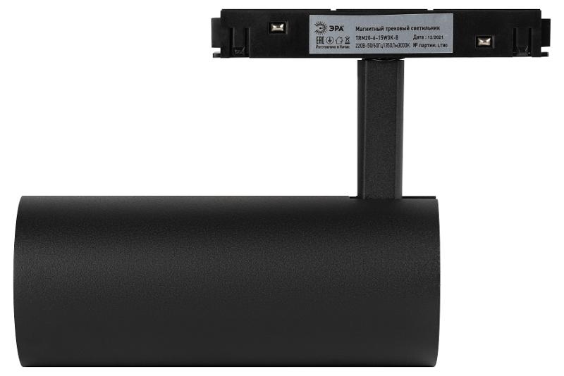Магнитный трековый светильник TRM20-6-15W3K-B для системы NOVA 48V 15Вт 3000К направленный свет черный | Б0054822 | ЭРА — миниатюра 2