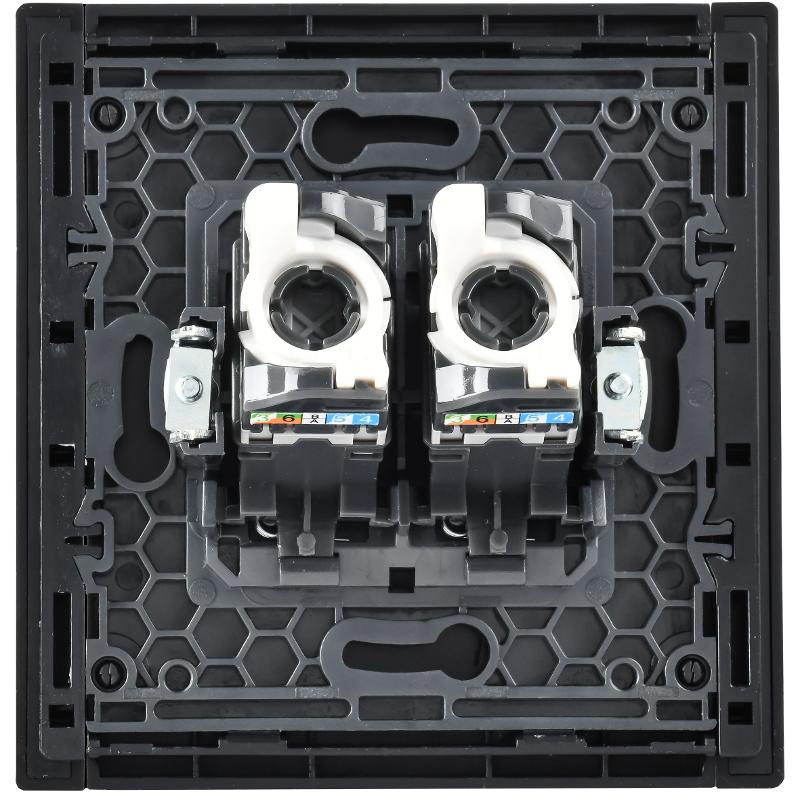 FORTE&PIANO Розетка комп. 2-ая RJ45 кат.5E FP633M металл шампань  | FP-K20-1-M-K37 | IEK — миниатюра 3