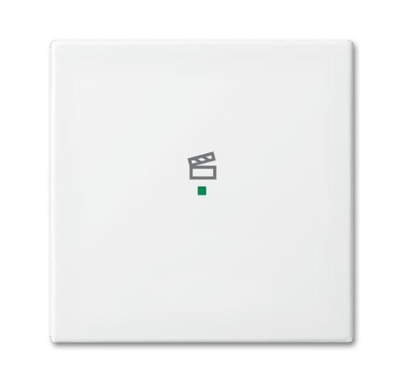 SRS-1-94 Клавиша одинарная free@home, сцена, Basic 55, цвет альпийский белый | 6220-0-0672  | 2CKA006220A0672 | ABB — ABB
