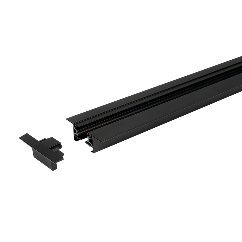 Шинопровод осветительный чёрный 2м (встраиваемый) PTR/R 2M-BL | .5031623 | Jazzway — миниатюра 3