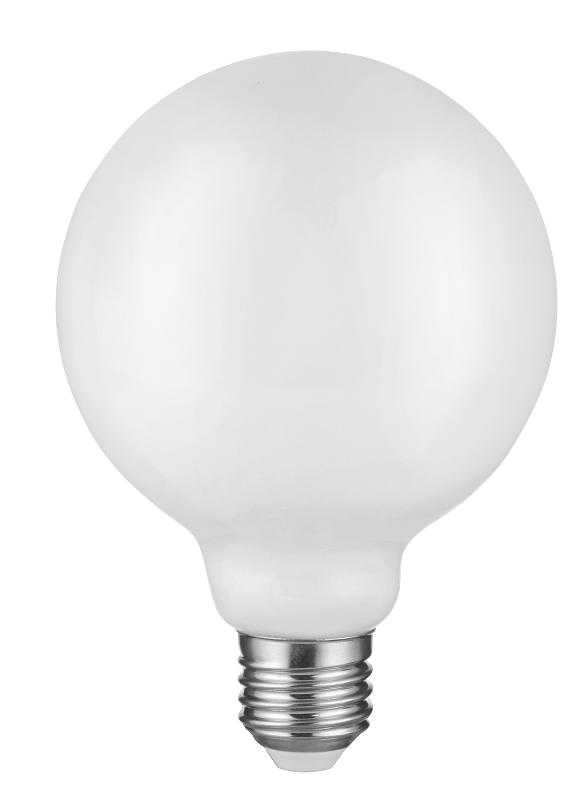 Лампа светодиодная F-LED G125-15w-840-E27 OPAL (филамент, шар опал, 15Вт, нетр, E27) | Б0047039 | ЭРА — миниатюра 6