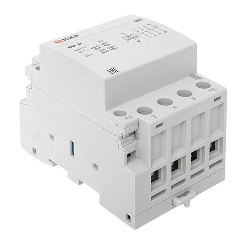 Контактор модульный КМ 32А 3NО+NC (3 мод.) EKF PROxima | km-3-32-31 | EKF — миниатюра 21