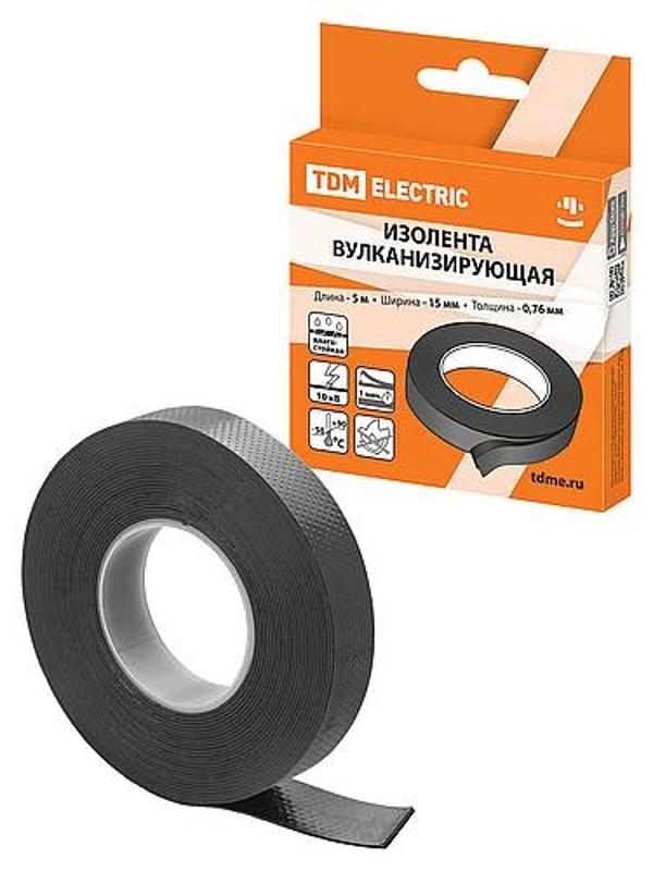 Изолента вулканизирующая 15 мм 5 метров (до 10 кВ)  | SQ0526-0603 | TDM — TDM ELECTRIC