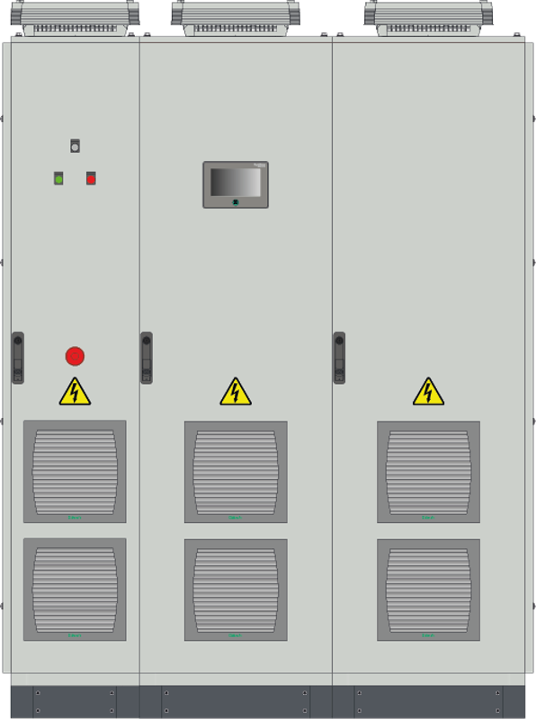 Шкаф управления SEC31ST7SAUT0400 / ПЧ STV630 CABINET 3Ф 400В 315/280 кВт | STV630C31N4L1-C | SE — Systeme Electric