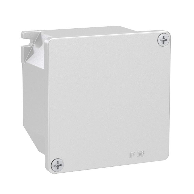 Коробка распределительная алюминиевая окрашенная,IP66, RAL9006, 90х90х53мм | 65300 | DKC — миниатюра 2