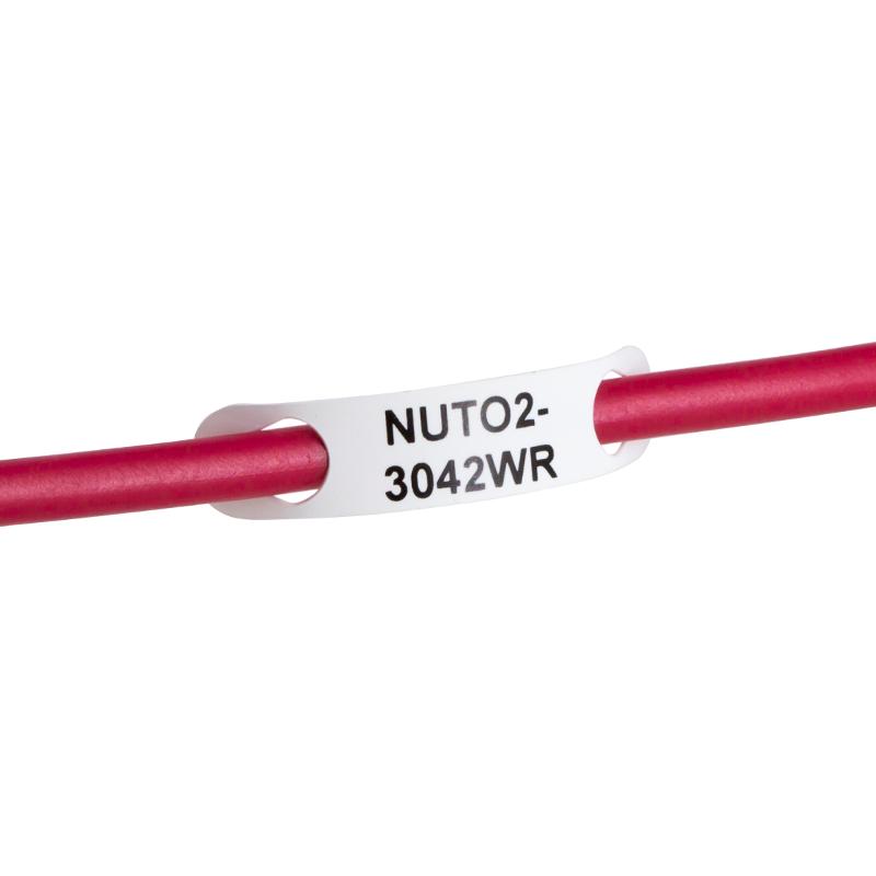 Продевной ярлык в рулоне для провода диаметром 3-4,2 мм, белый | NUTO2-3042WR | DKC — миниатюра 2