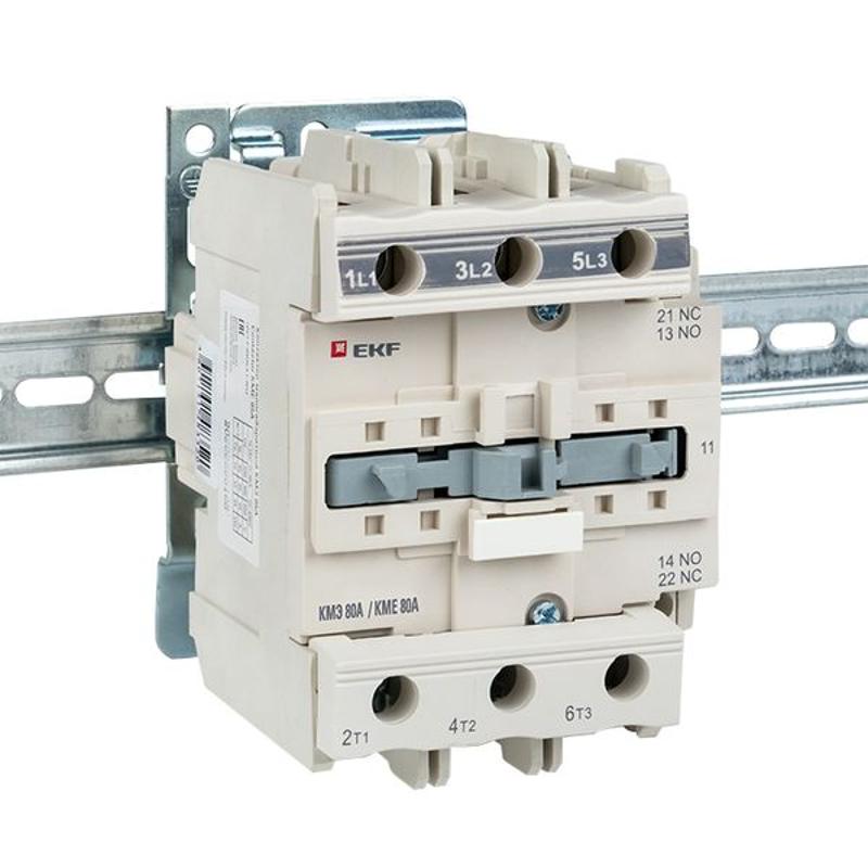Контактор малогабаритный КМЭ 80А 380В NO+NC EKF PROxima | ctr-s-80-380 | EKF — миниатюра 9