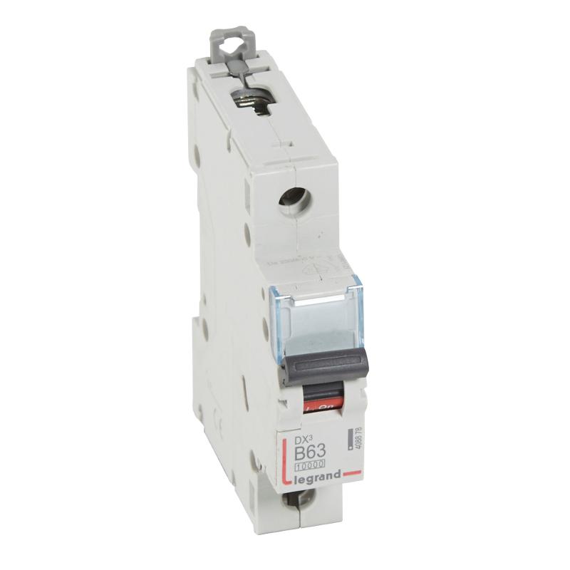 Выключатель автоматический  однополюсный DX3 10000 63А B 16кА | 408878 | Legrand — Legrand