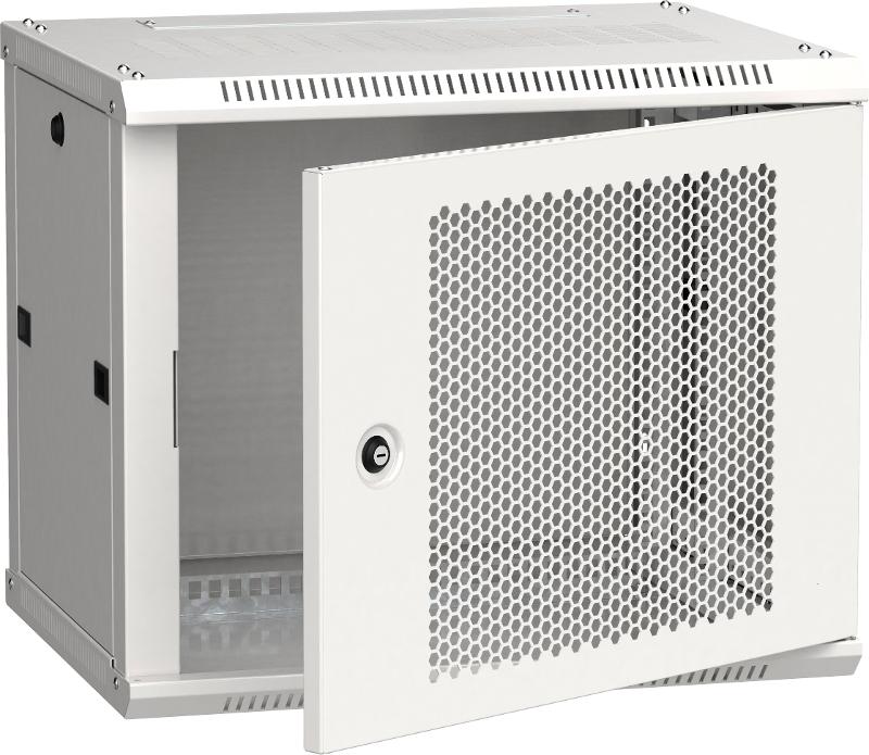 Шкаф LINEA W 9U 600x450 мм дверь перфорированная, RAL7035 | LWR3-09U64-PF | ITK — ITK