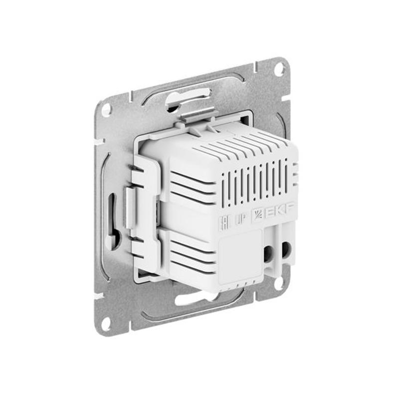 Механизм розетки USB-C - 2шт, мокко Эпика  |UP1-SOM-2USBC| EKF — миниатюра 2
