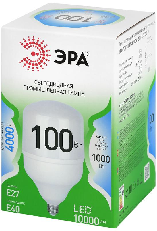 Лампа светодиодная  GREEN LINE LED POWER T140-100W-840-E27/E40 GL Е27/Е40 100 Вт колокол яркий белый свет | Б0067037 | ЭРА — миниатюра 5