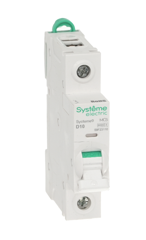 Systeme9 Автоматический выключатель (АВ) D 10A 1P 6kA 230В | S9F23110 | SE — миниатюра 6
