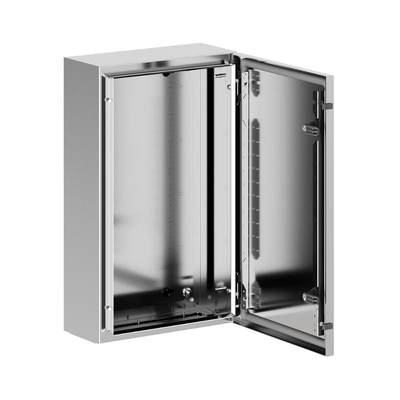 Корпус навесной STH с М/П из нержавеющей cтали AISI304 ВхШхГ 500x300x150 мм, с фланцем | R5STH0531F-304 | DKC — миниатюра 2