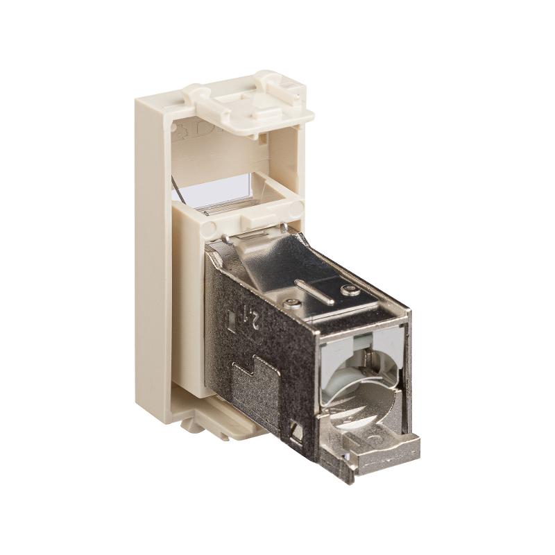 Компьютерная розетка "Ванильная дымка" "Avanti" RJ-45 модульная, кат. 6 экран, 1 мод | 4405391 | DKC — миниатюра 7