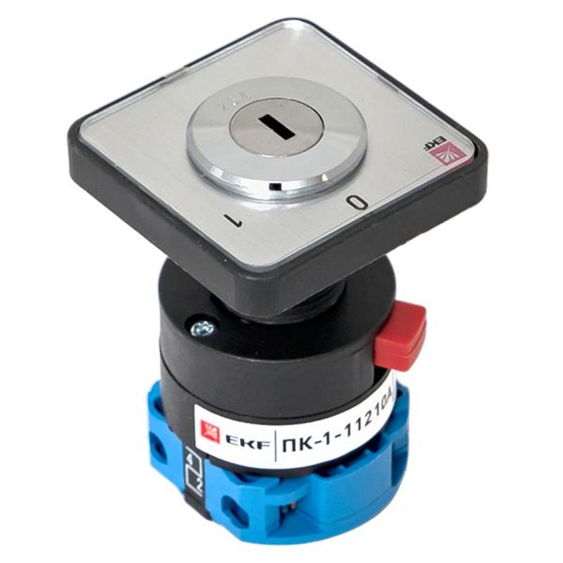 ПК-1-112 10А 2P «0-1» с ключом  |  pk-1-112-10 |  EKF  — миниатюра 22