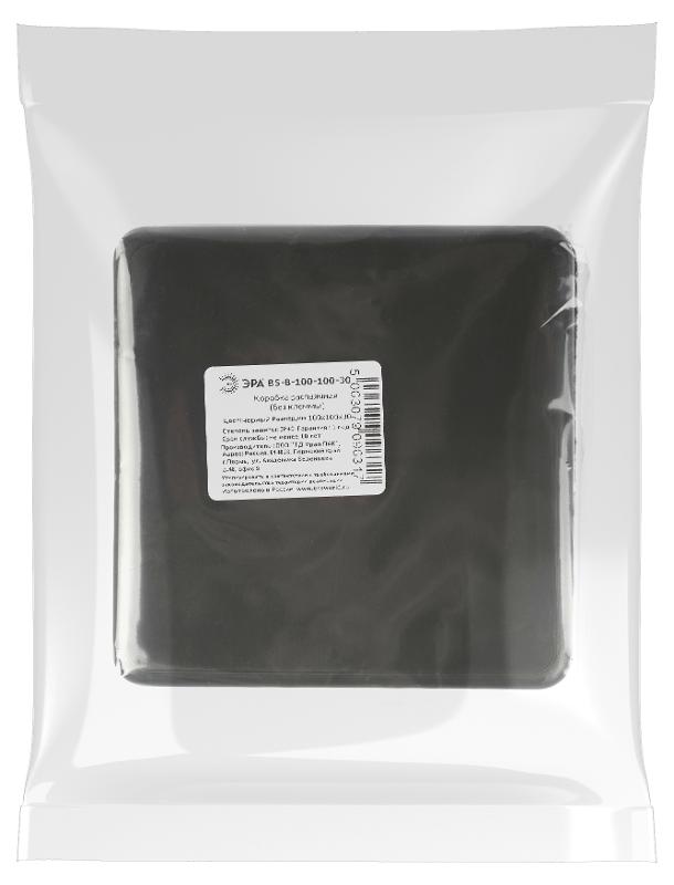 Распаячная коробка  BS-B-100-100-30 100х100х30мм без клеммы черная IP40 BS-B-100-100-30 | Б0061807 | ЭРА — миниатюра 3