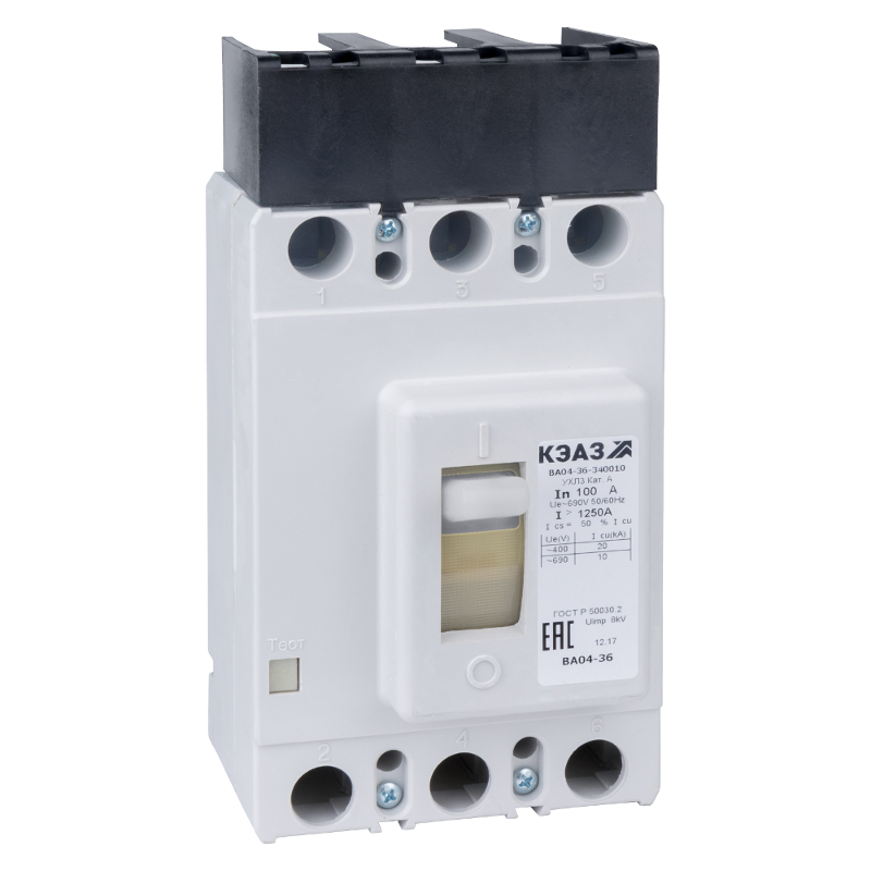 ВА04-36-340010-25А-150-690AC-ОМ4-РЕГ| 254610 | КЭАЗ — КЭАЗ (Курский электроаппаратный завод)