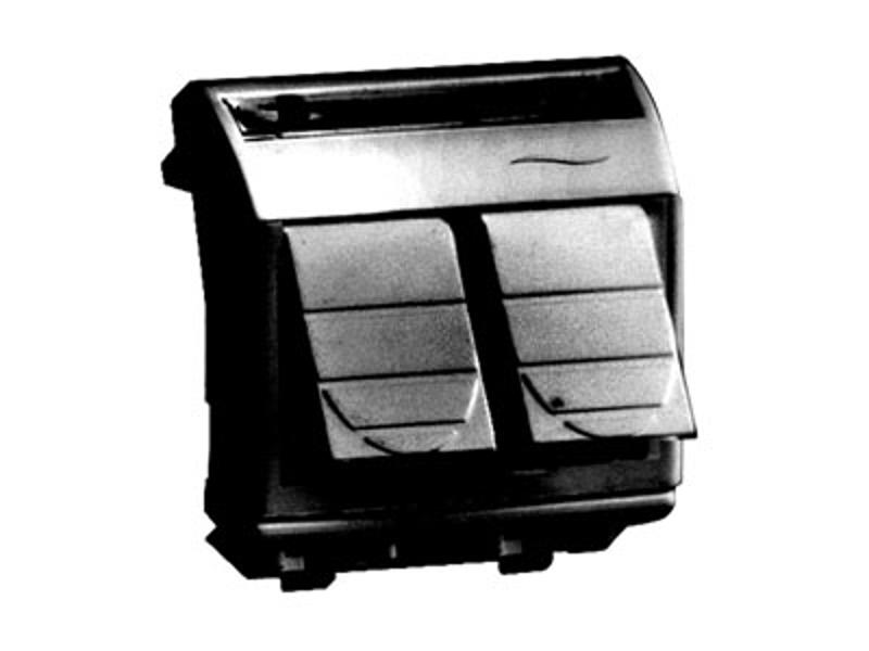 Компьютерная розетка RJ-45. кат.5Е (2 разъема АМР). черная. 2мод. | 77643N | DKC — DKC (ДКС)