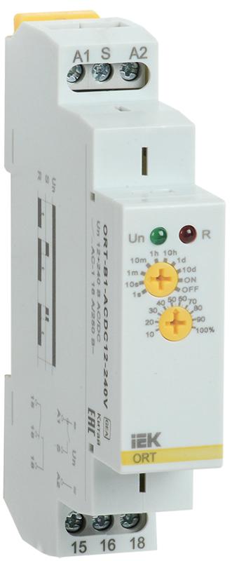 Реле задержки выключения ORT. 1 конт. 12-240 В AС/DC  | ORT-B1-ACDC12-240V | IEK — IEK (ИЭК)