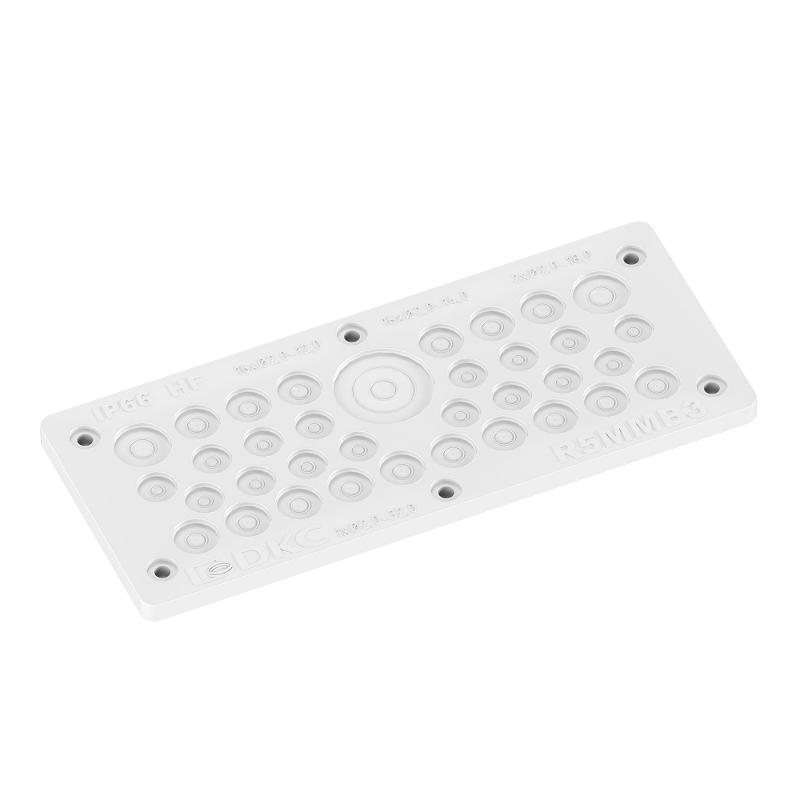 Мембранный кабельный ввод, EPDM, IP66, t эксп. -70..+90, ШхВ 216х89 мм, 16xø2,0-12,0 мм, 16xø2,0-14,0 мм, 2xø2,0-18,0 мм, 1xø2,0-32,0 мм | R5MMB3 | DK — DKC (ДКС)