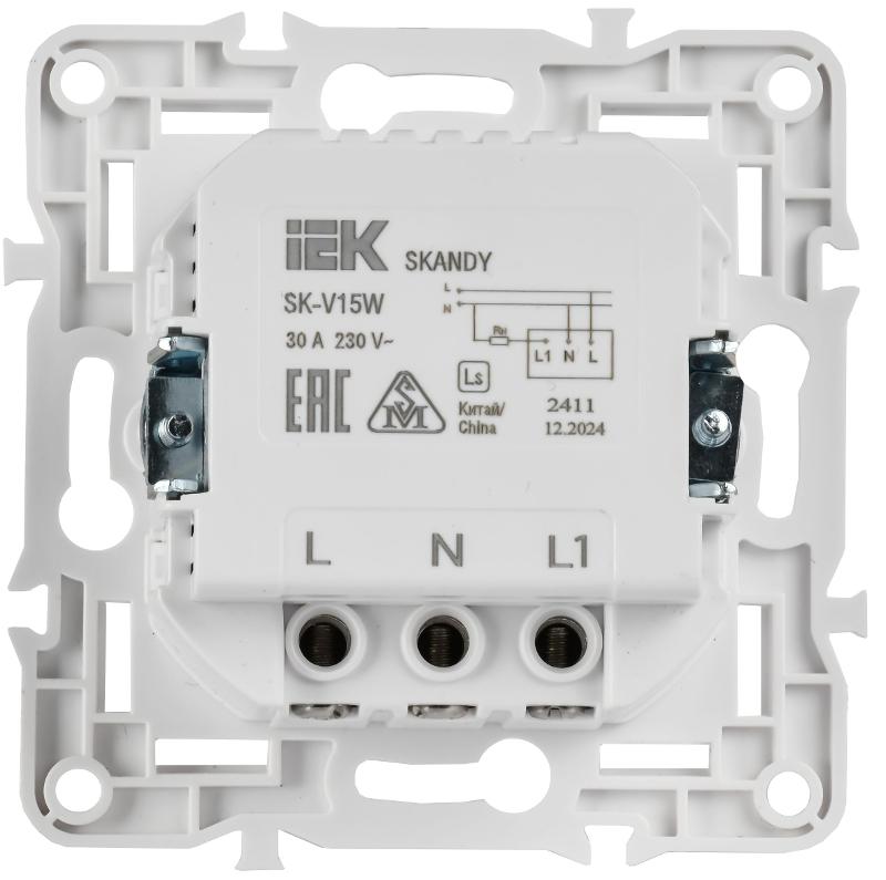 SKANDY Выключатель карточный 30А SK-V15W арк. бел. | SK-V11-0-10-K01 | IEK — миниатюра 3