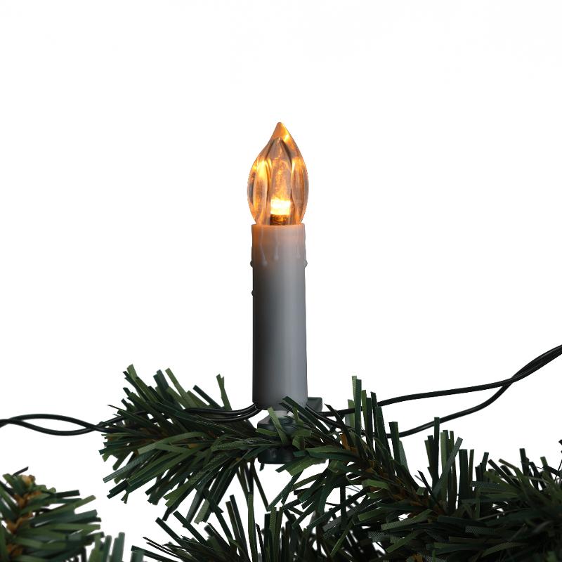 Гирлянда нить ЕGNIG - CAN Свечи, теплый белый, 3,8 м, 220 V, длина провода 1,5 м, 20 LED, IP20 | Б0055996 | ЭРА — ЭРА (Энергия света)