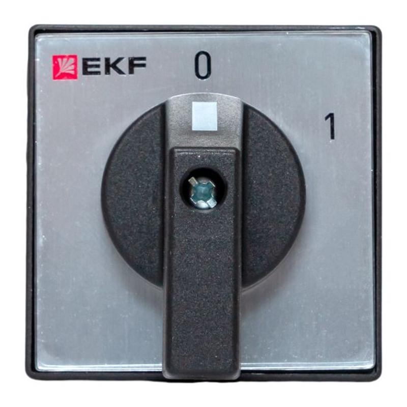 Переключатель кулачковый ПК-1-12 10А 2P «0-1» IP65 | pk-1-12-10-65 | EKF — миниатюра 2