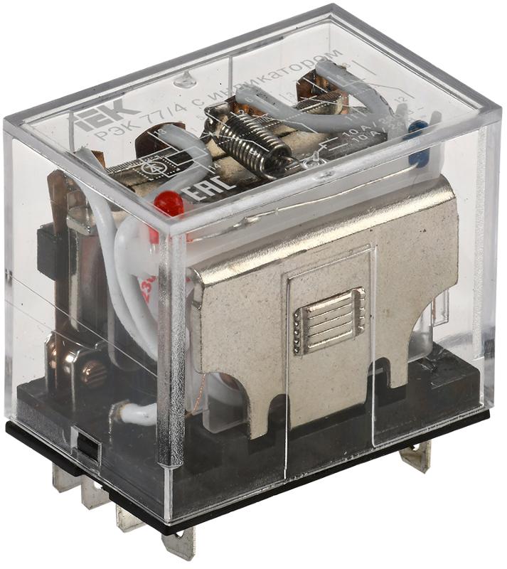 Реле РЭК77/4(LY4) с индикацией 10А 230В АC  | RRP10-4-10-220A-LED | IEK — фото 1 | Sento